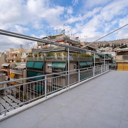 Athens Hideout Apt, Big Rooftop With City View Atenas Exterior foto