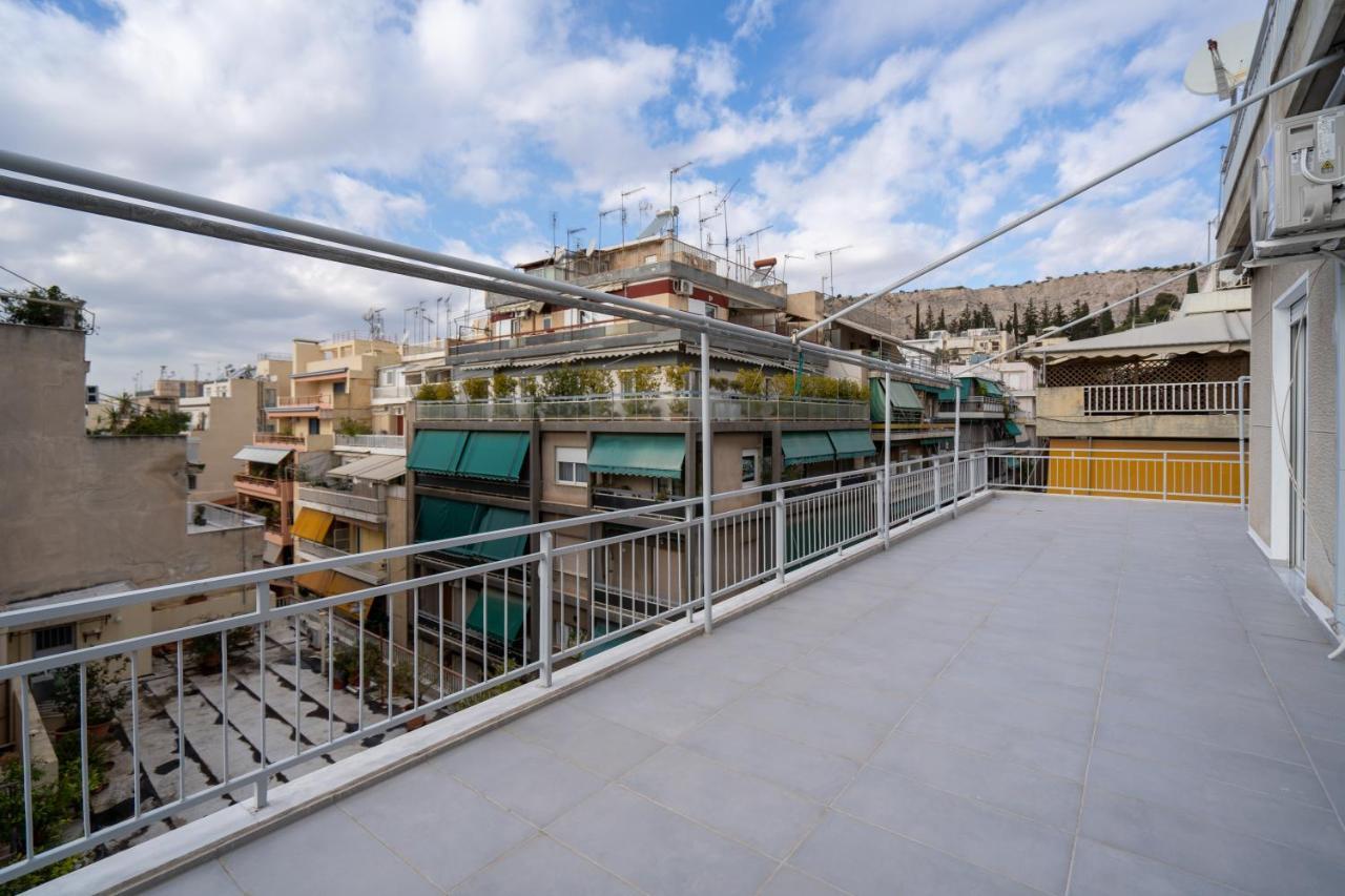 Athens Hideout Apt, Big Rooftop With City View Atenas Exterior foto