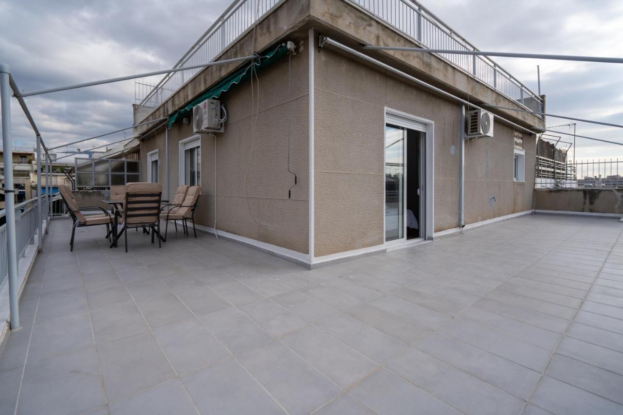 Athens Hideout Apt, Big Rooftop With City View Atenas Exterior foto