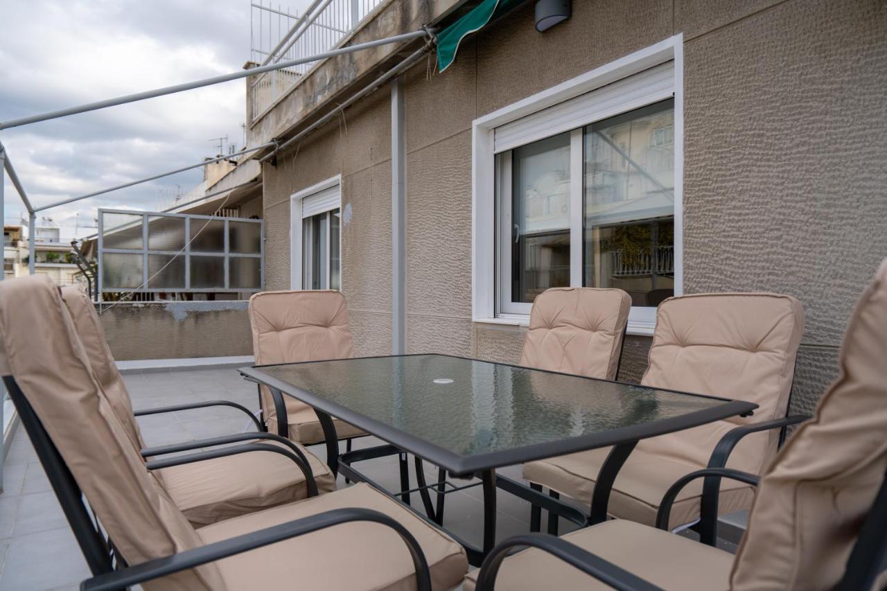 Athens Hideout Apt, Big Rooftop With City View Atenas Exterior foto