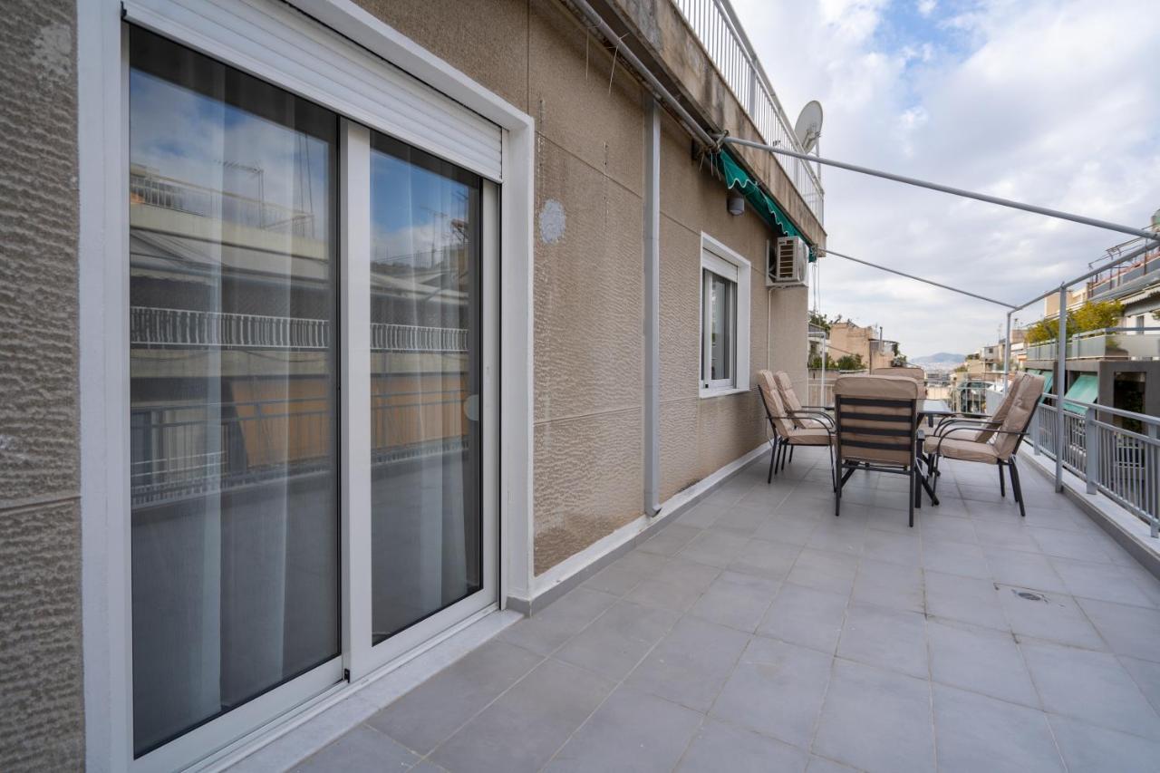 Athens Hideout Apt, Big Rooftop With City View Atenas Exterior foto